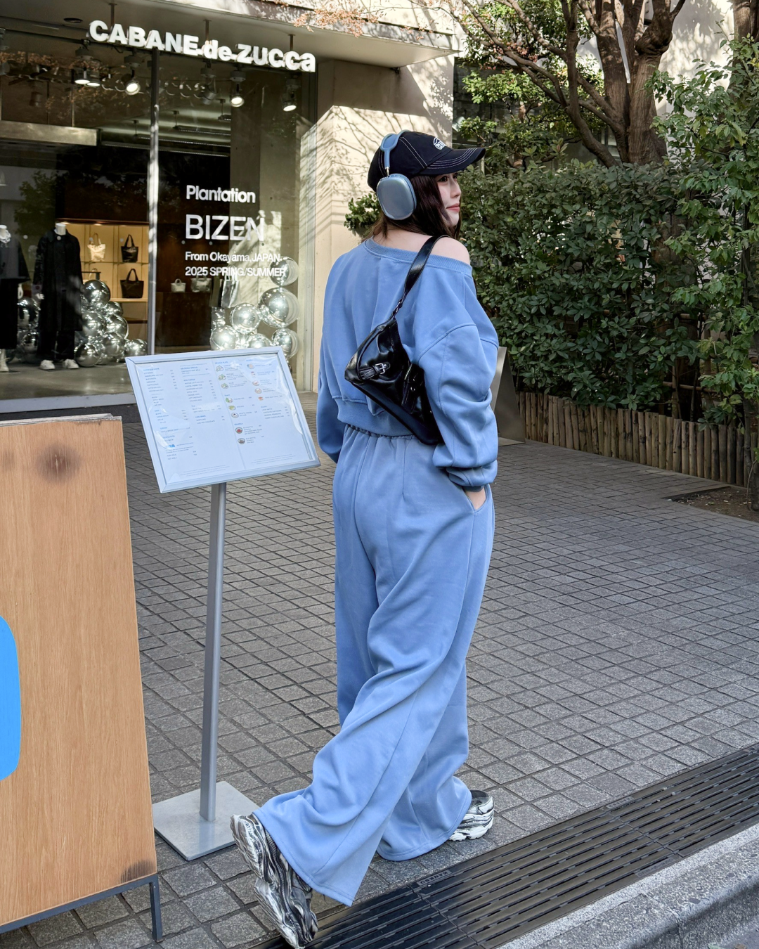 オフショルダースウェットセットアップ HZ0060