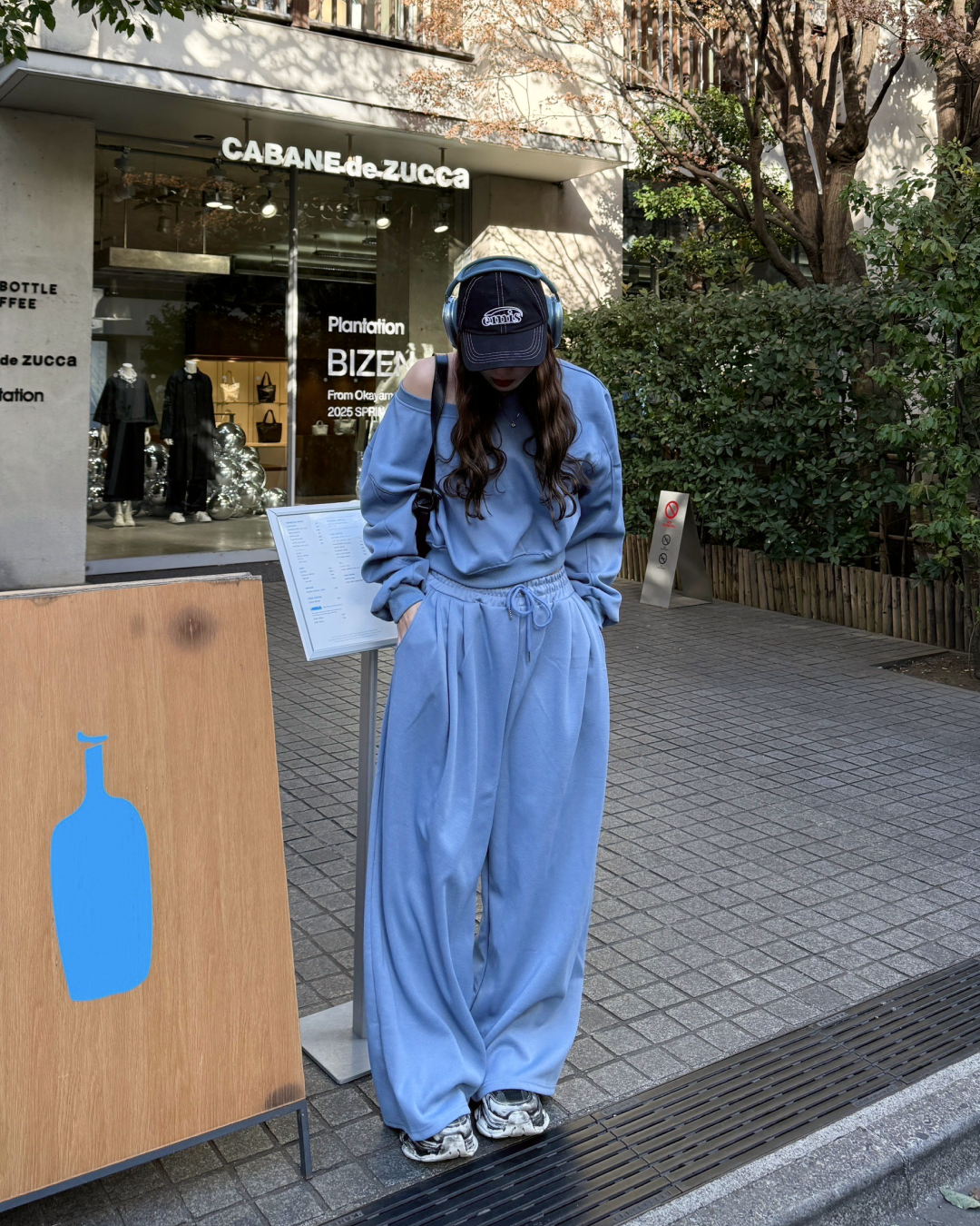 オフショルダースウェットセットアップ HZ0060