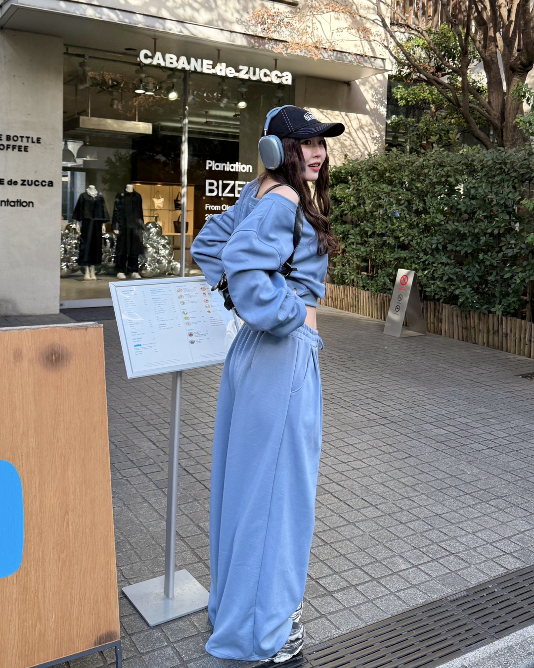 オフショルダースウェットセットアップ HZ0060