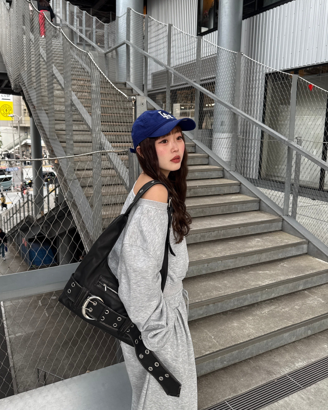 オフショルダースウェットセットアップ HZ0060