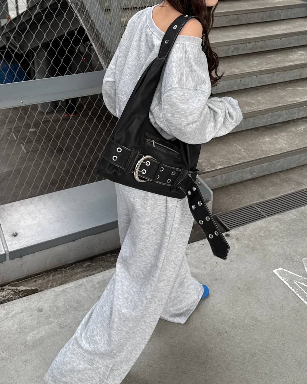 オフショルダースウェットセットアップ HZ0060