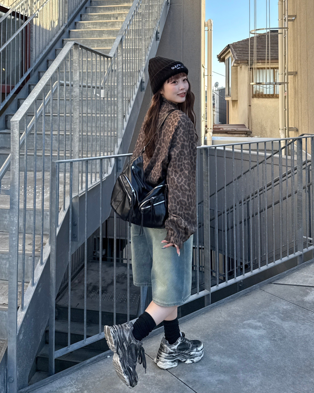 ビックポケットショルダーバッグ HZ0078