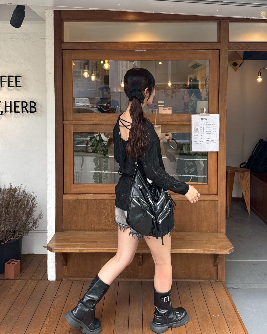 ビックポケットショルダーバッグ HZ0078