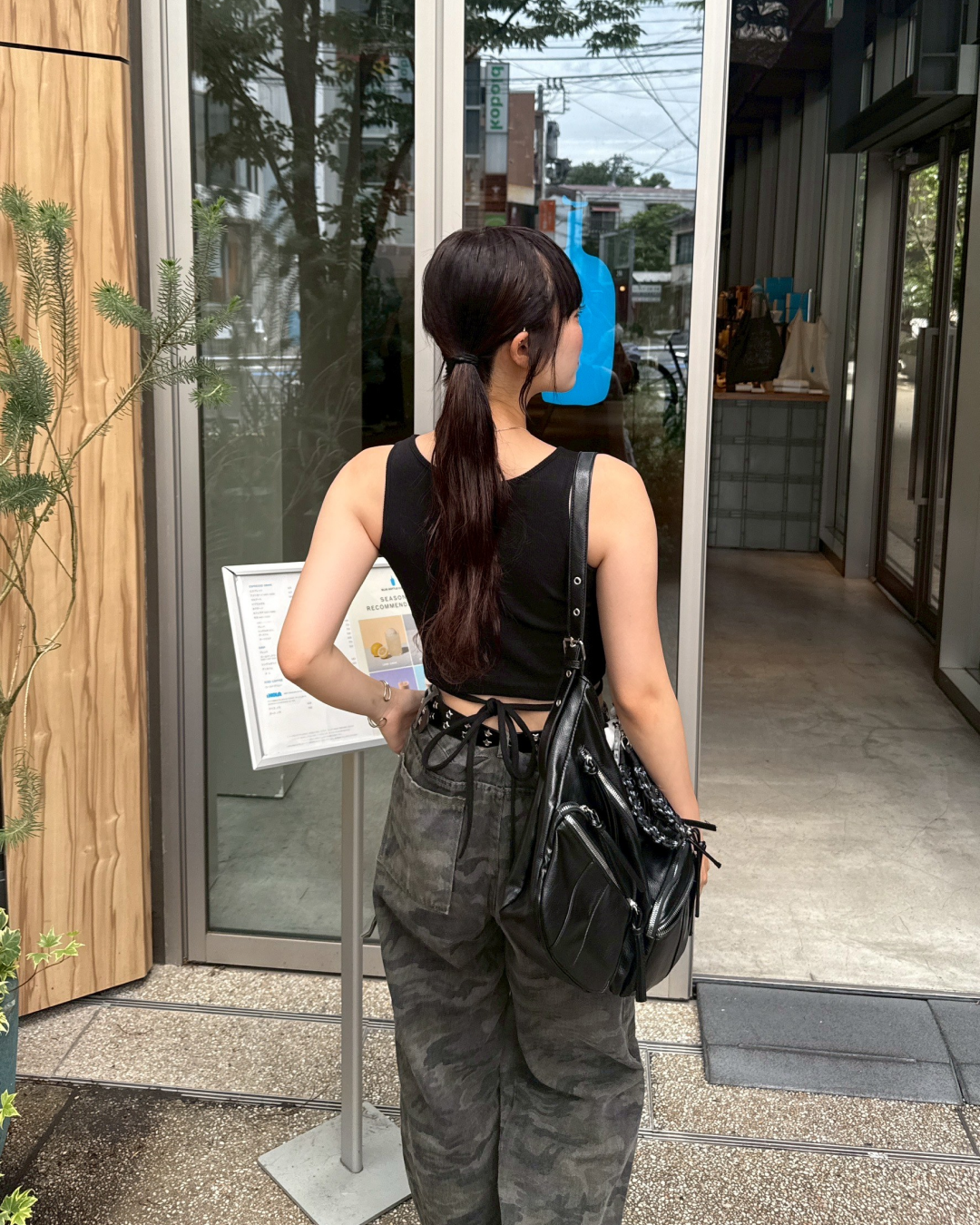 ビックポケットショルダーバッグ HZ0078