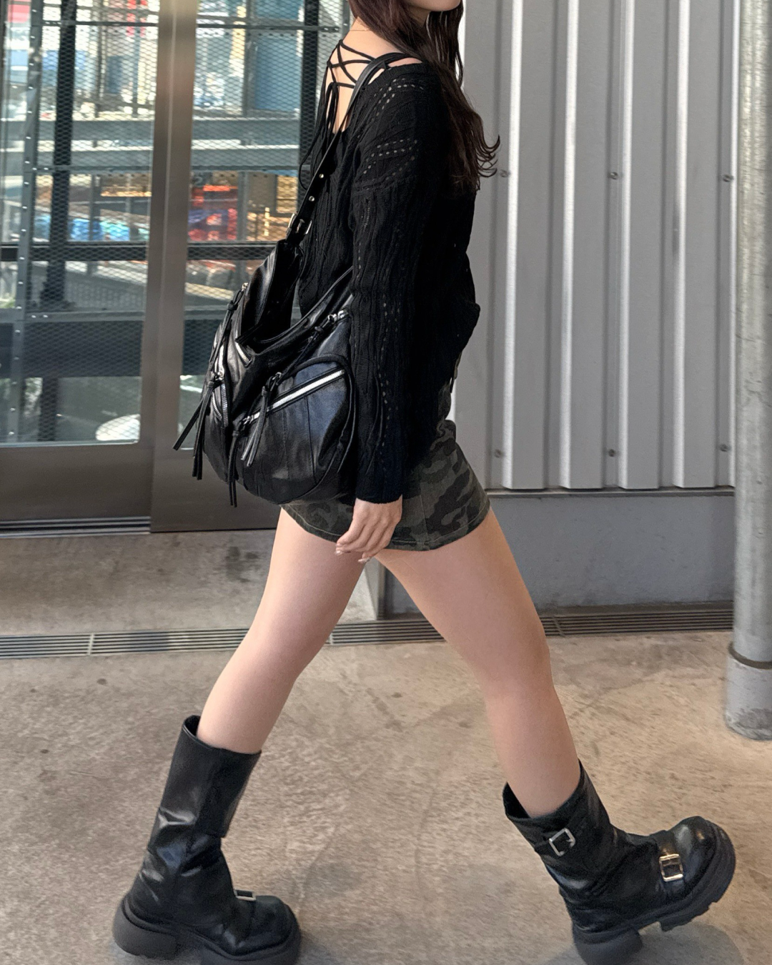 ビックポケットショルダーバッグ HZ0078