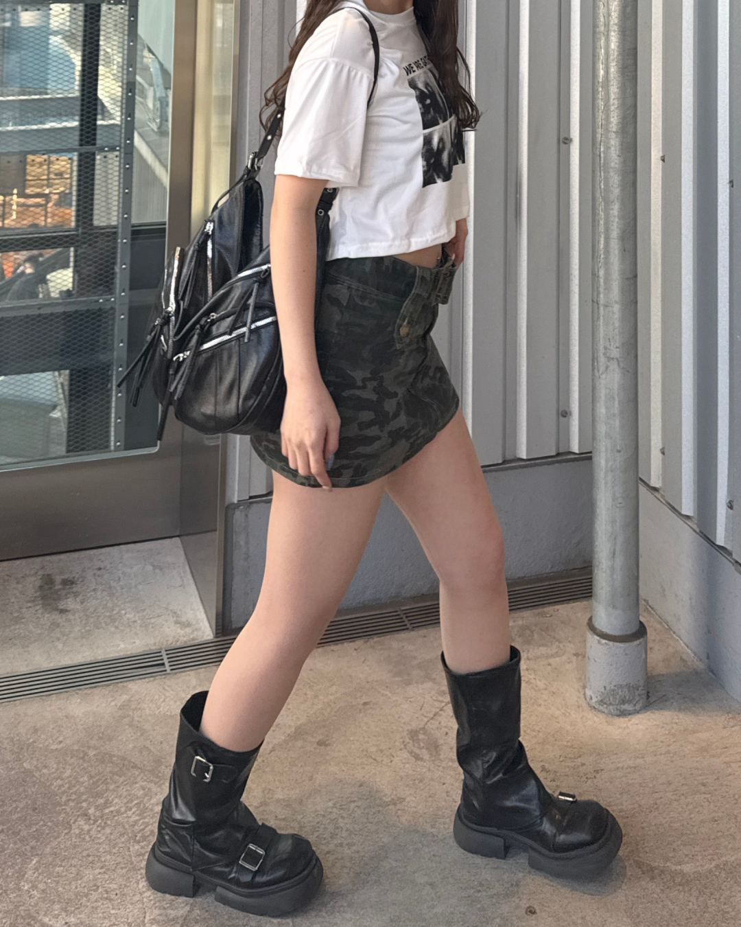 ビックポケットショルダーバッグ HZ0078