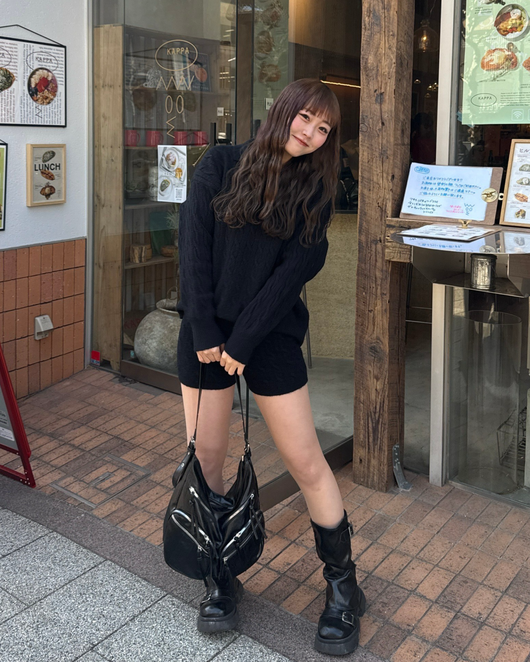 ビックポケットショルダーバッグ HZ0078