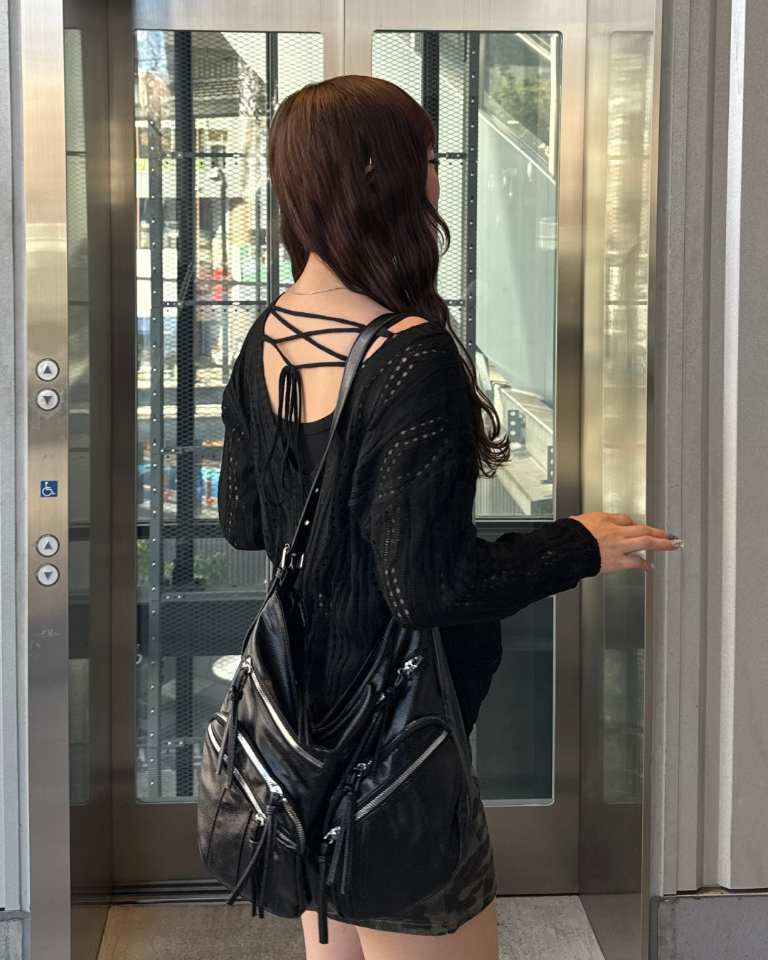 ビックポケットショルダーバッグ HZ0078