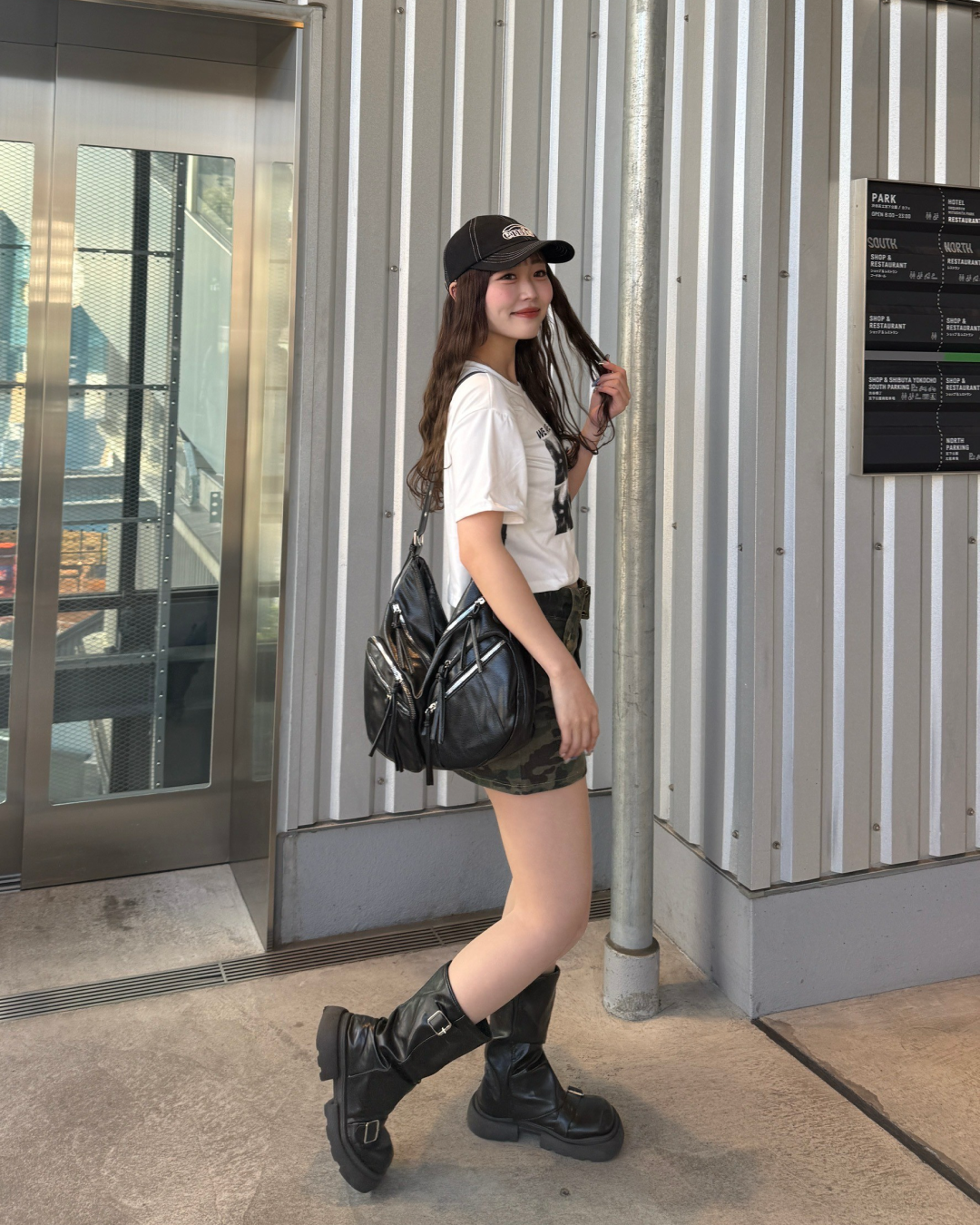 ビックポケットショルダーバッグ HZ0078