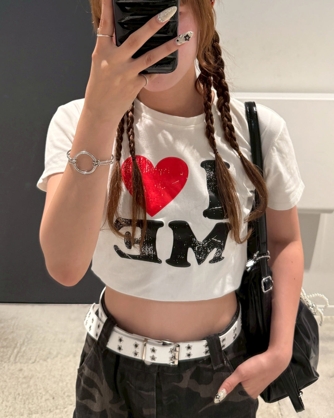 【即納】I♡ME Tシャツ HZ0144
