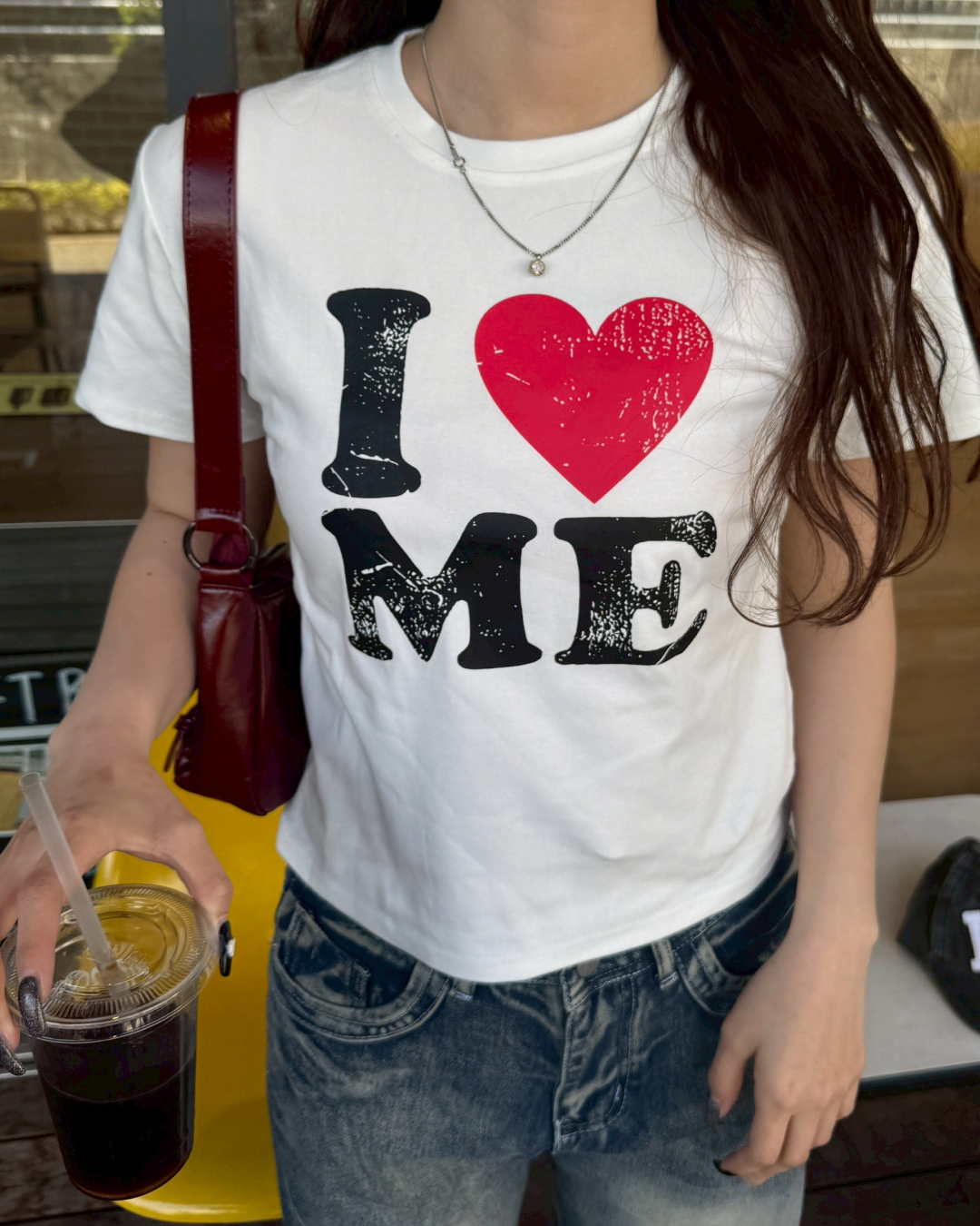 【即納】I♡ME Tシャツ HZ0144