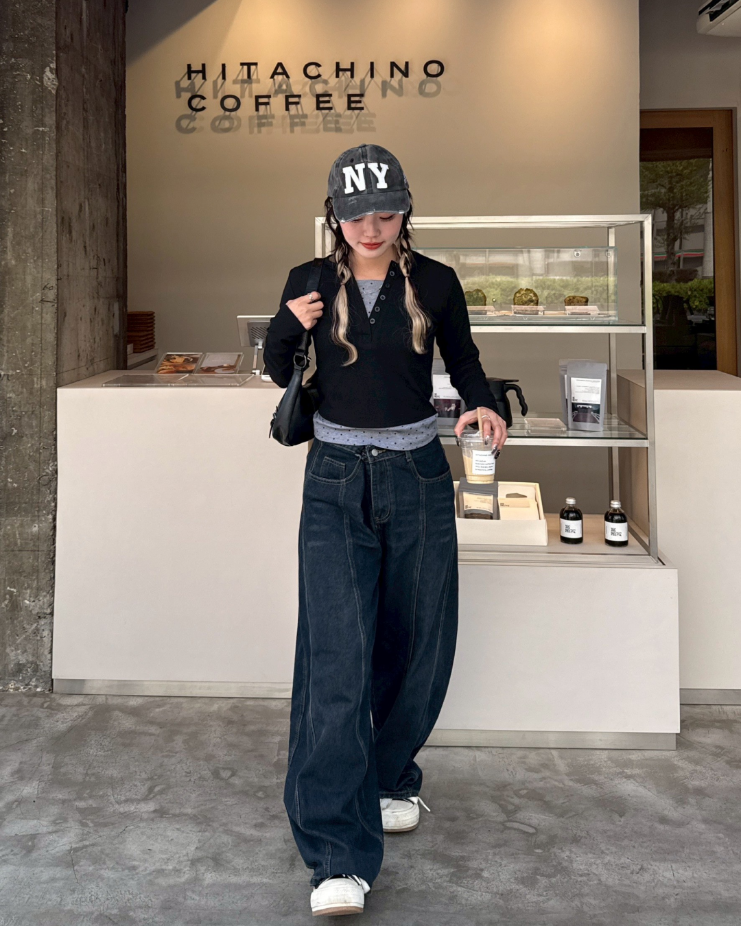 レイヤードドットカットソー HZ0169