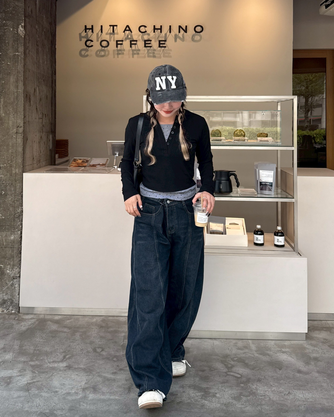 レイヤードドットカットソー HZ0169