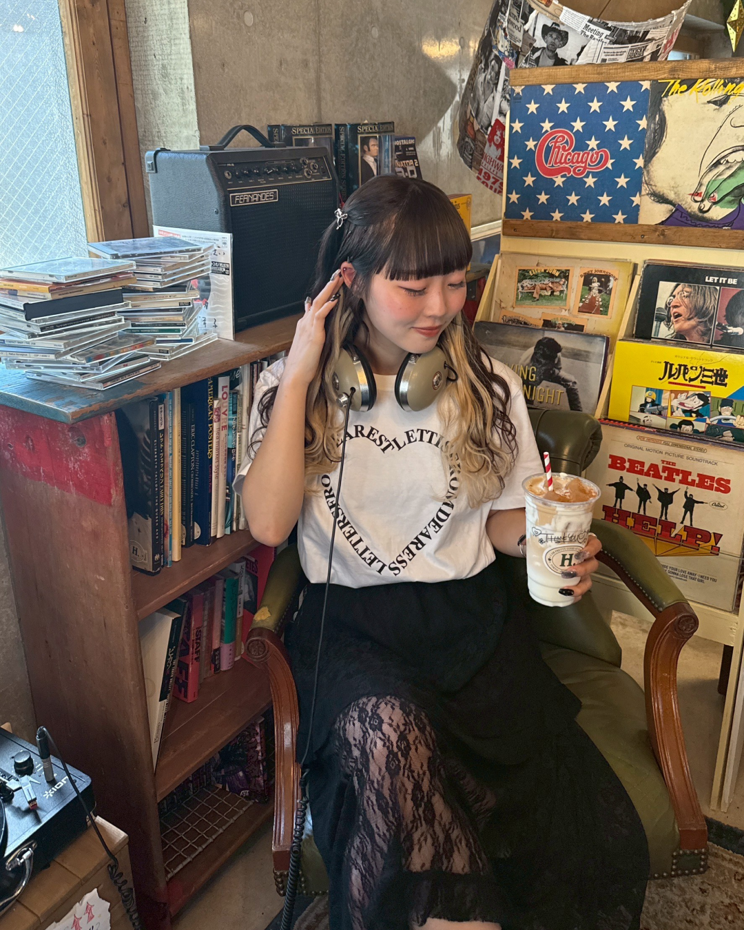 レタリングハートTシャツ HZ1034