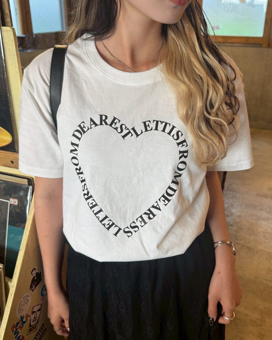 レタリングハートTシャツ HZ1034