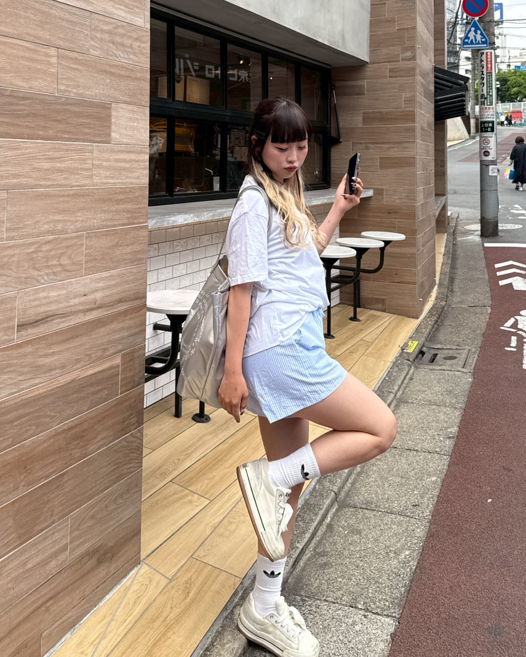 バックリボンTシャツ HZ1040