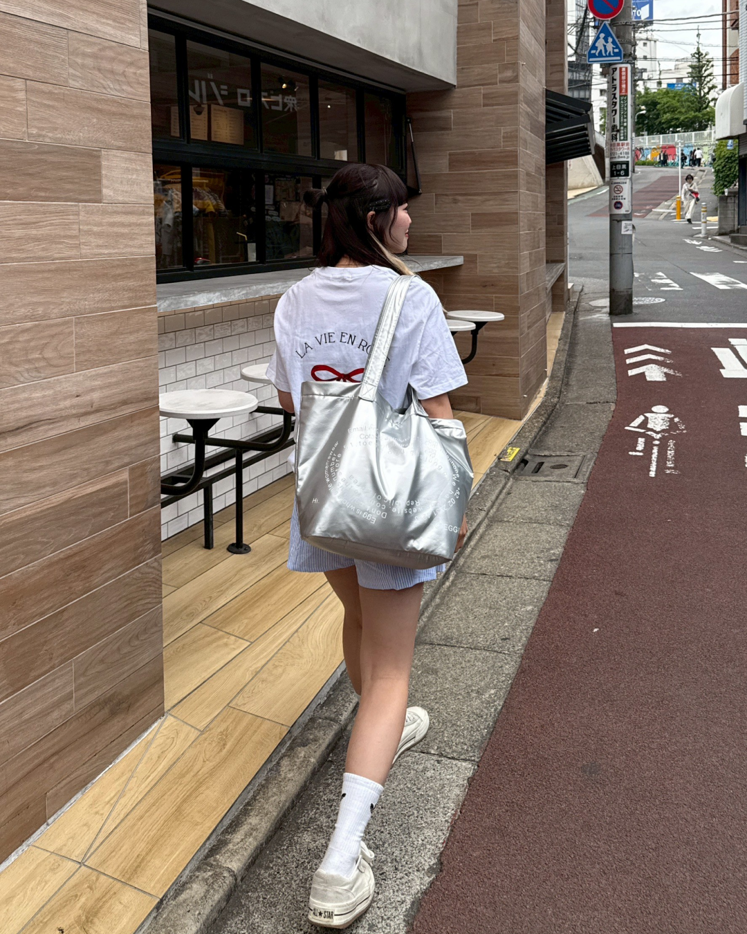 バックリボンTシャツ HZ1040