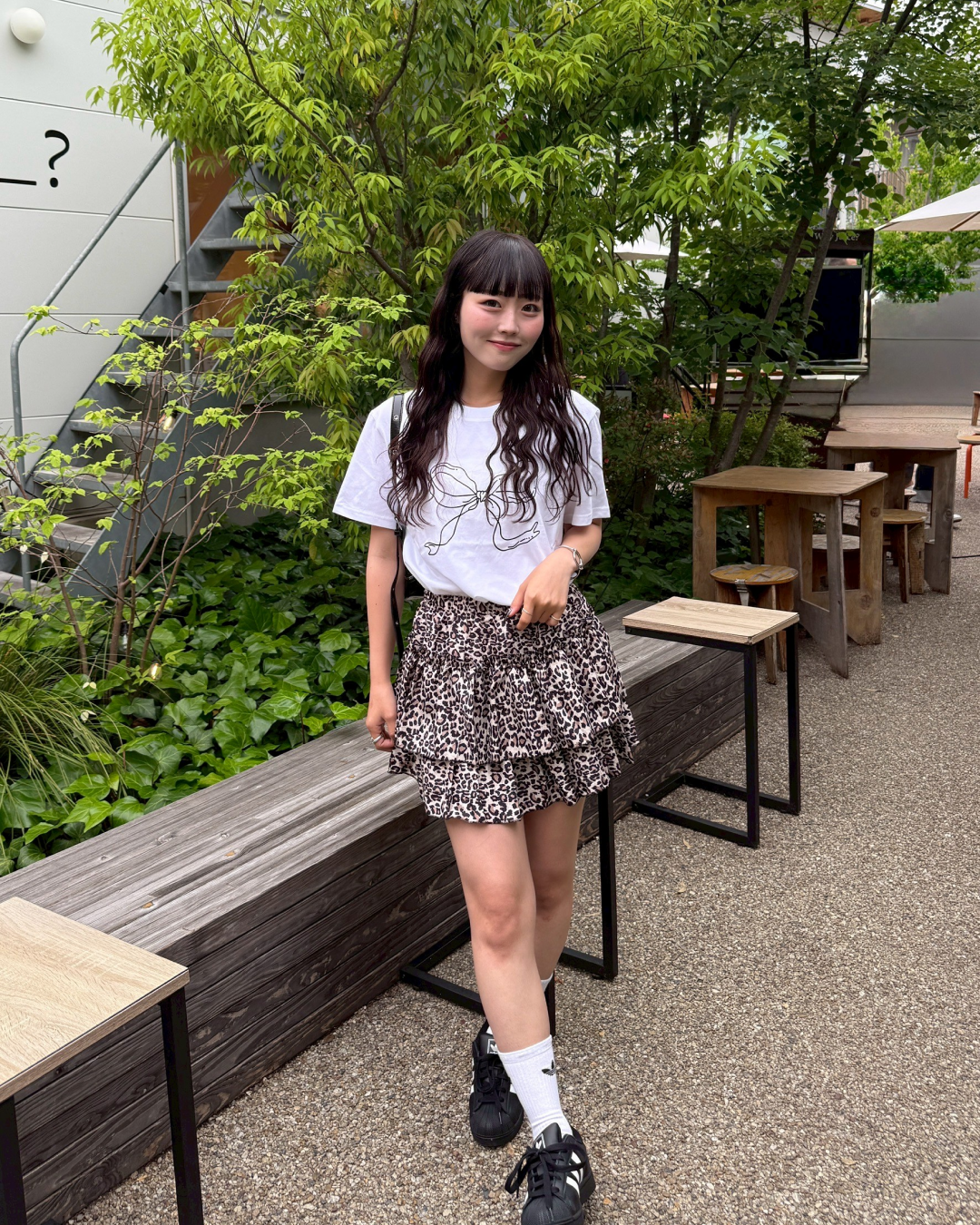 リボンモチーフTシャツ HZ1029