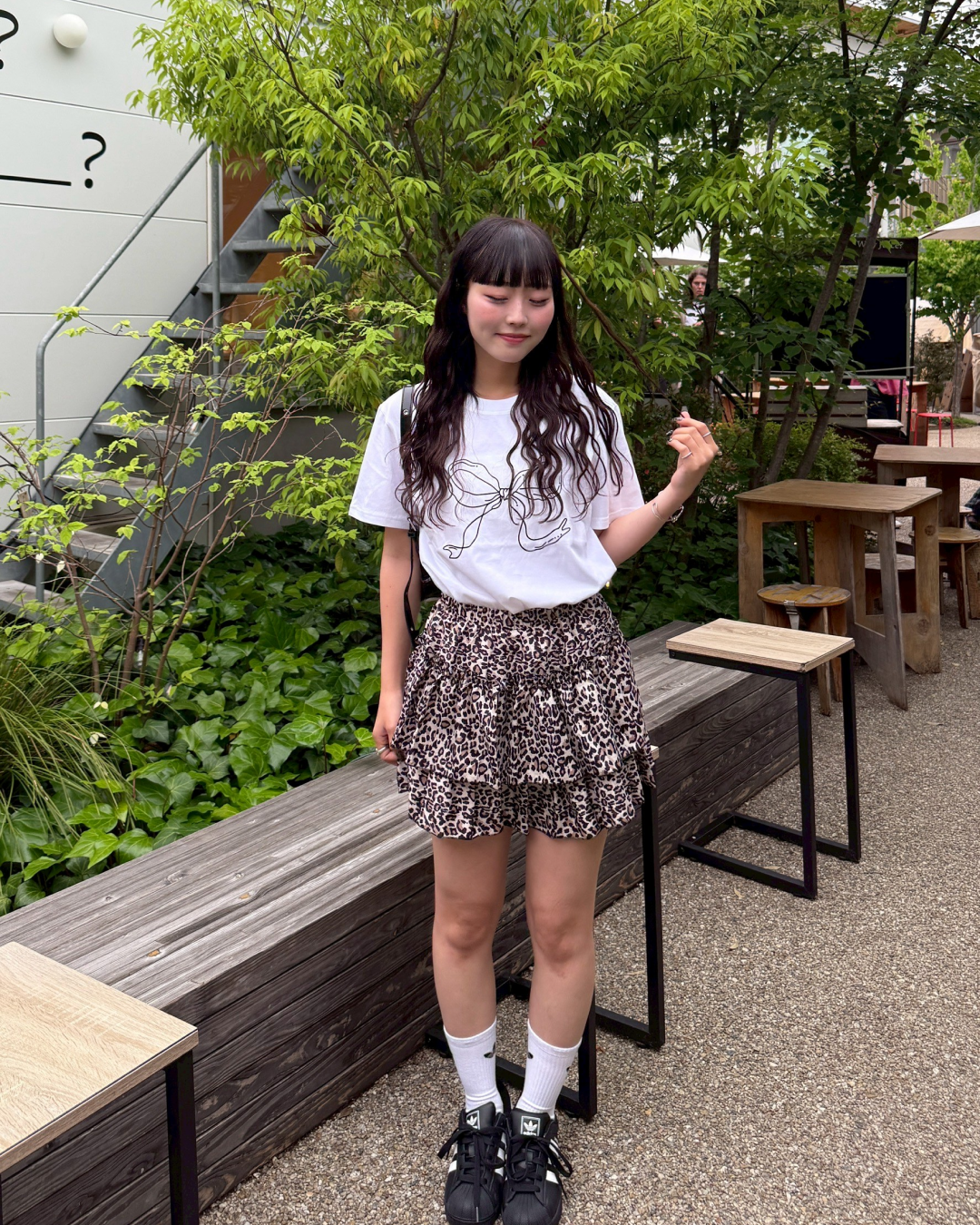 リボンモチーフTシャツ HZ1029