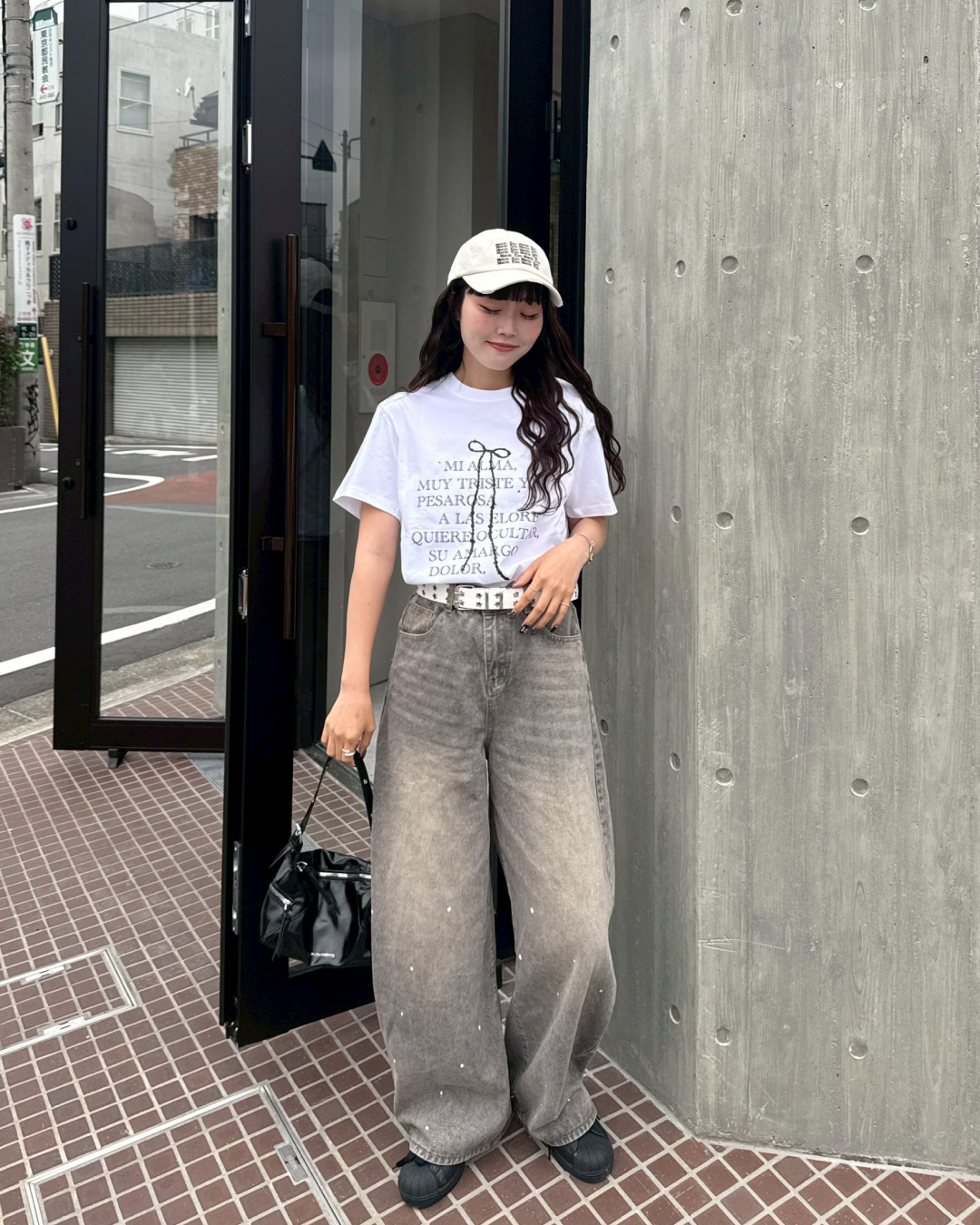 テキストリボンTシャツ HZ2039