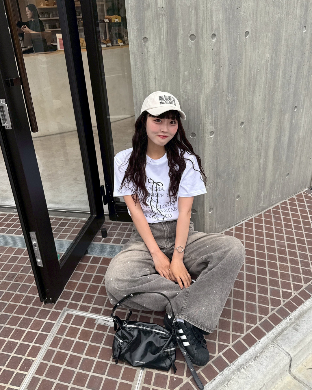 テキストリボンTシャツ HZ2039