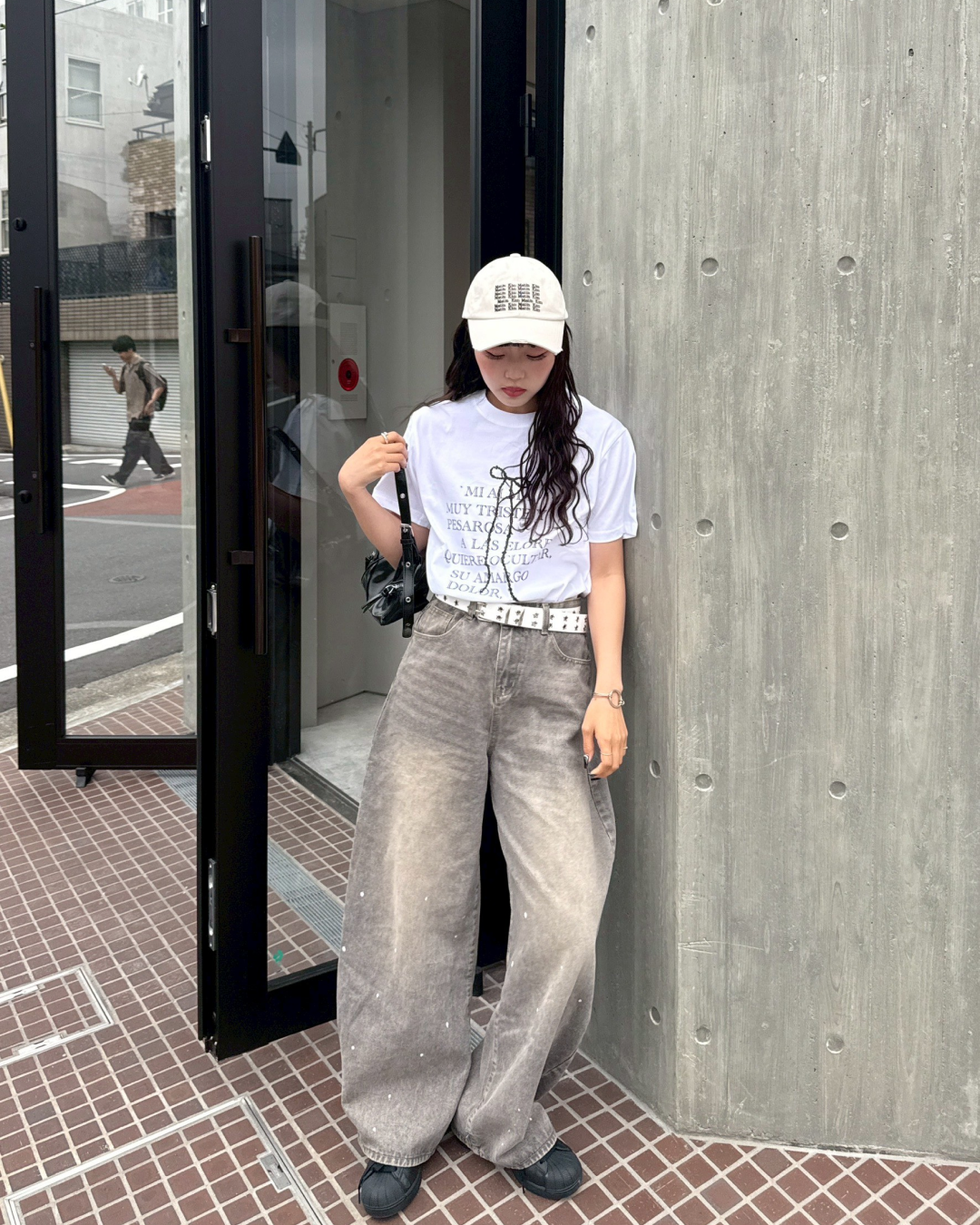 テキストリボンTシャツ HZ2039