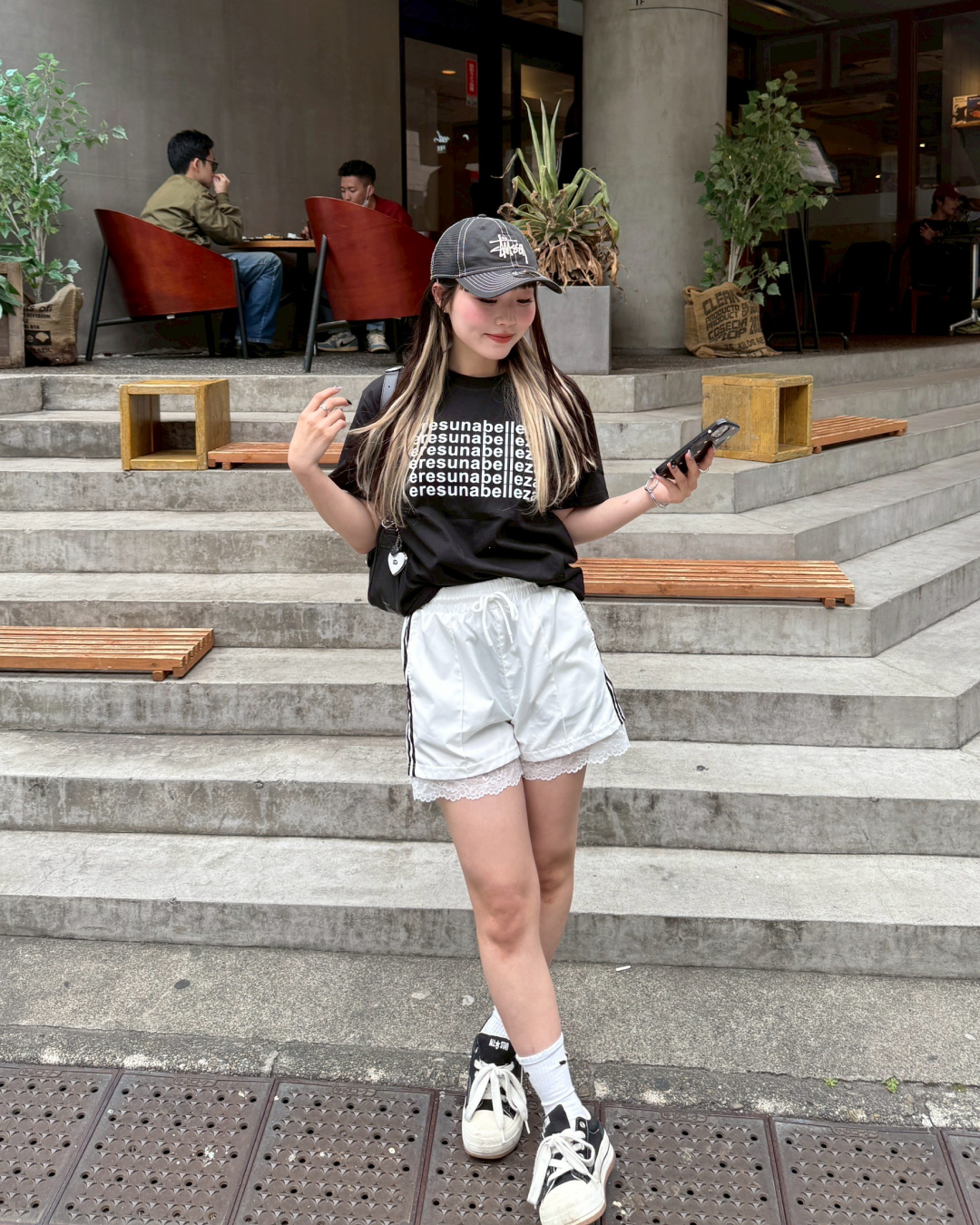 スポーティーレースショートパンツ HZ1054