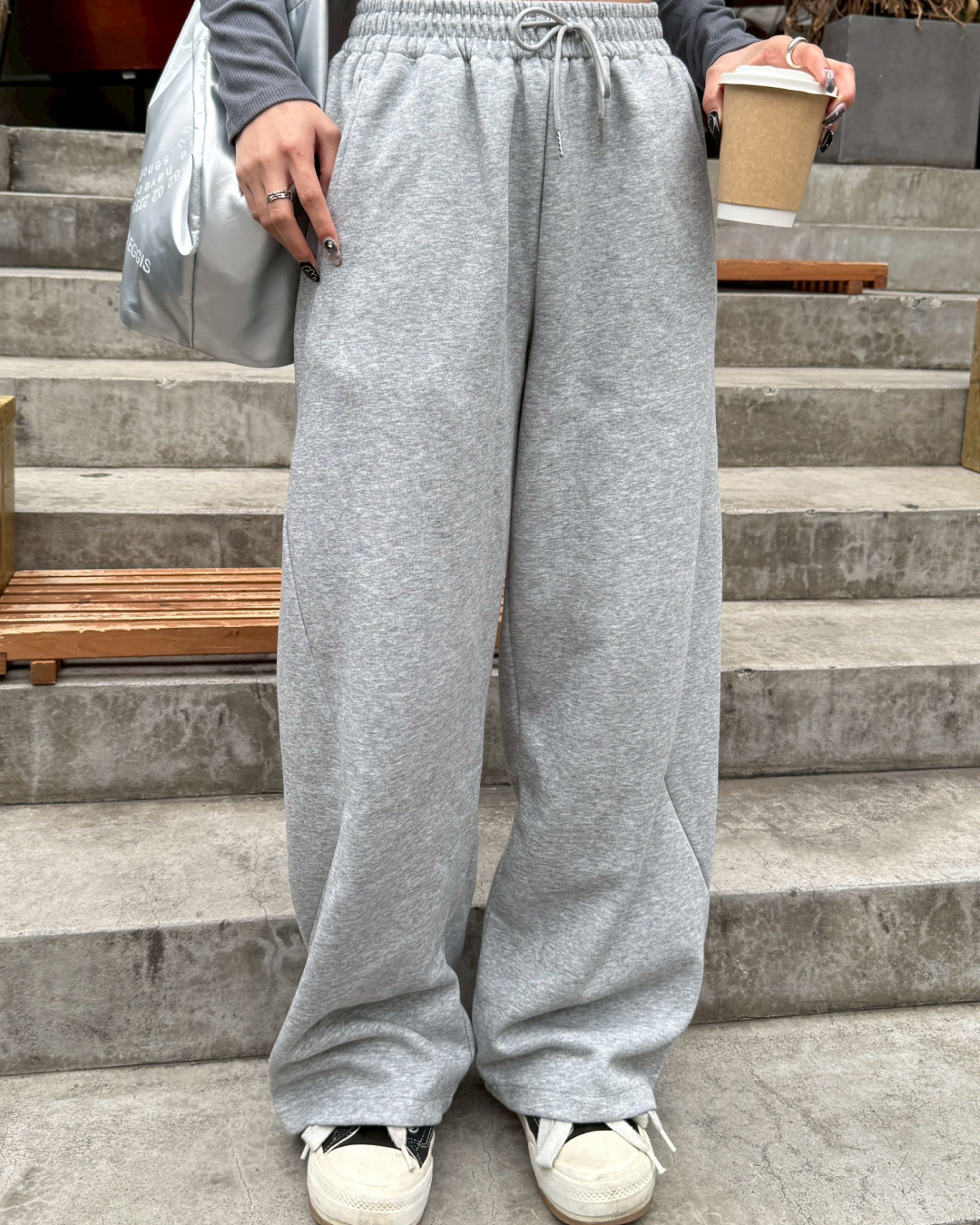 シミターワイドスウェットパンツ HZ1057