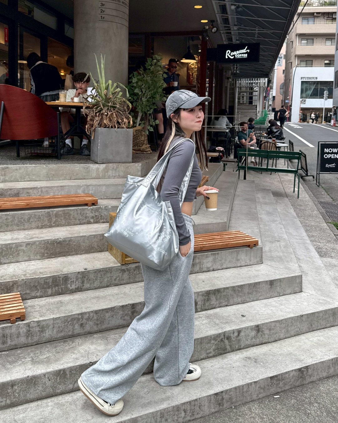 エナメルトートバッグ HZ1059