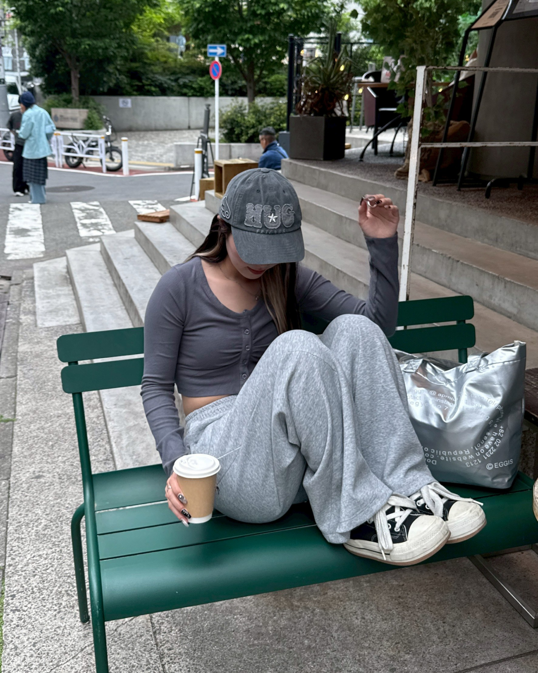 エナメルトートバッグ HZ1059