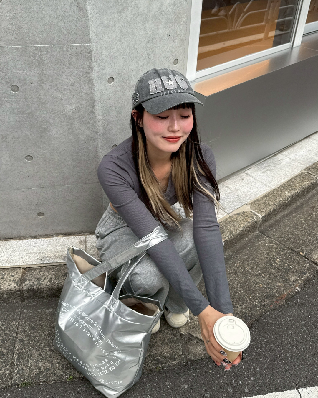 エナメルトートバッグ HZ1059