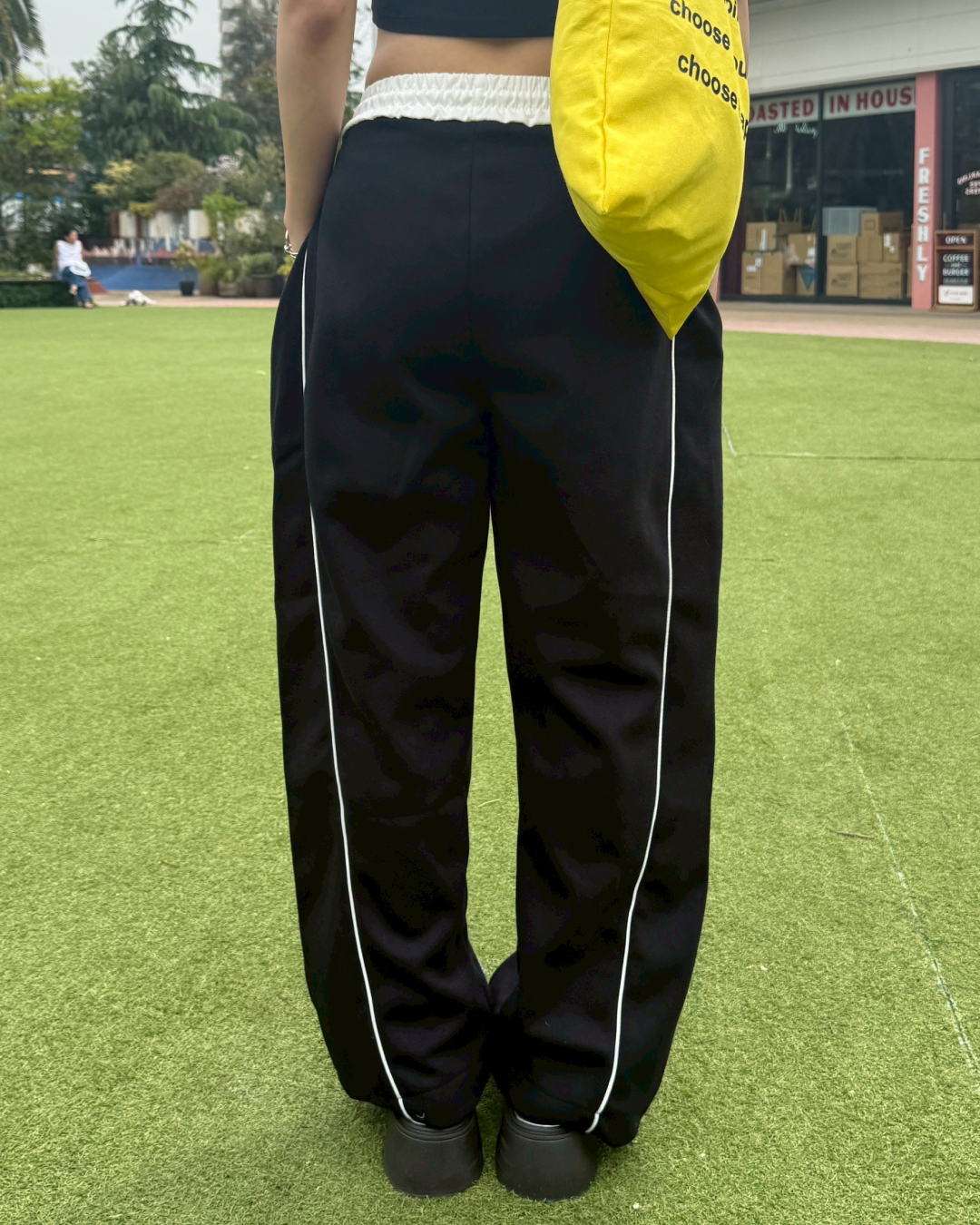 ダブルウエストスウェットパンツ HZ1074