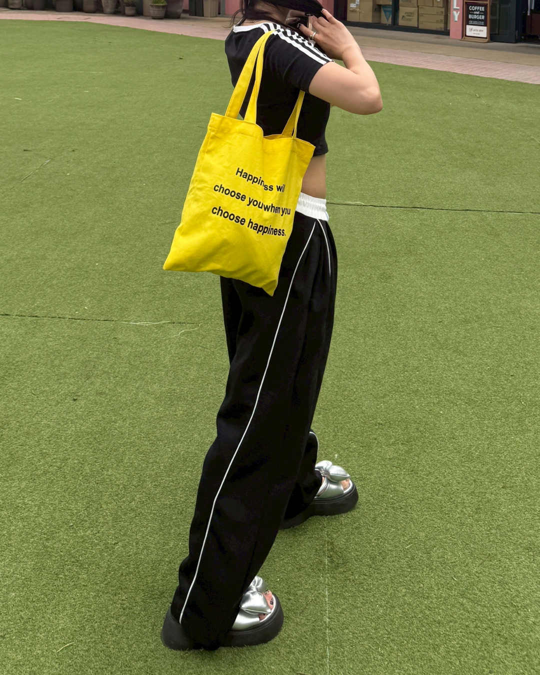 ダブルウエストスウェットパンツ HZ1074