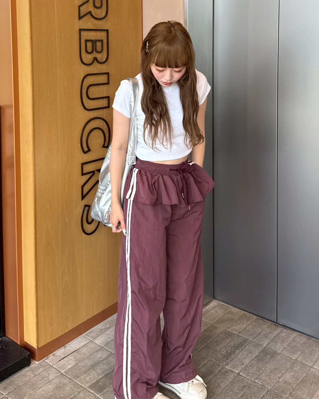 レイヤードライクナイロンパンツ HZ2095
