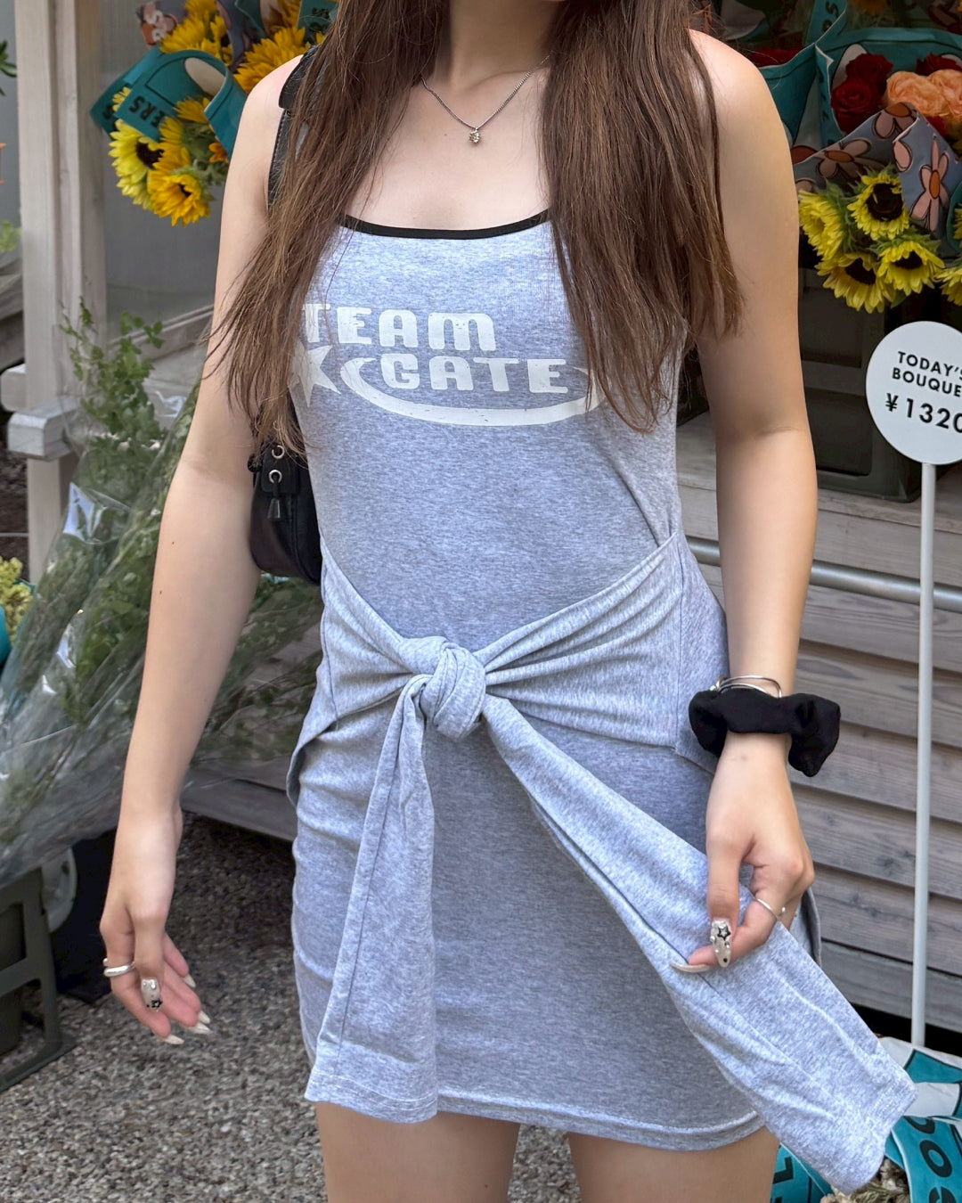 フェイクレイヤー迷彩キャミワンピース
HZ2073