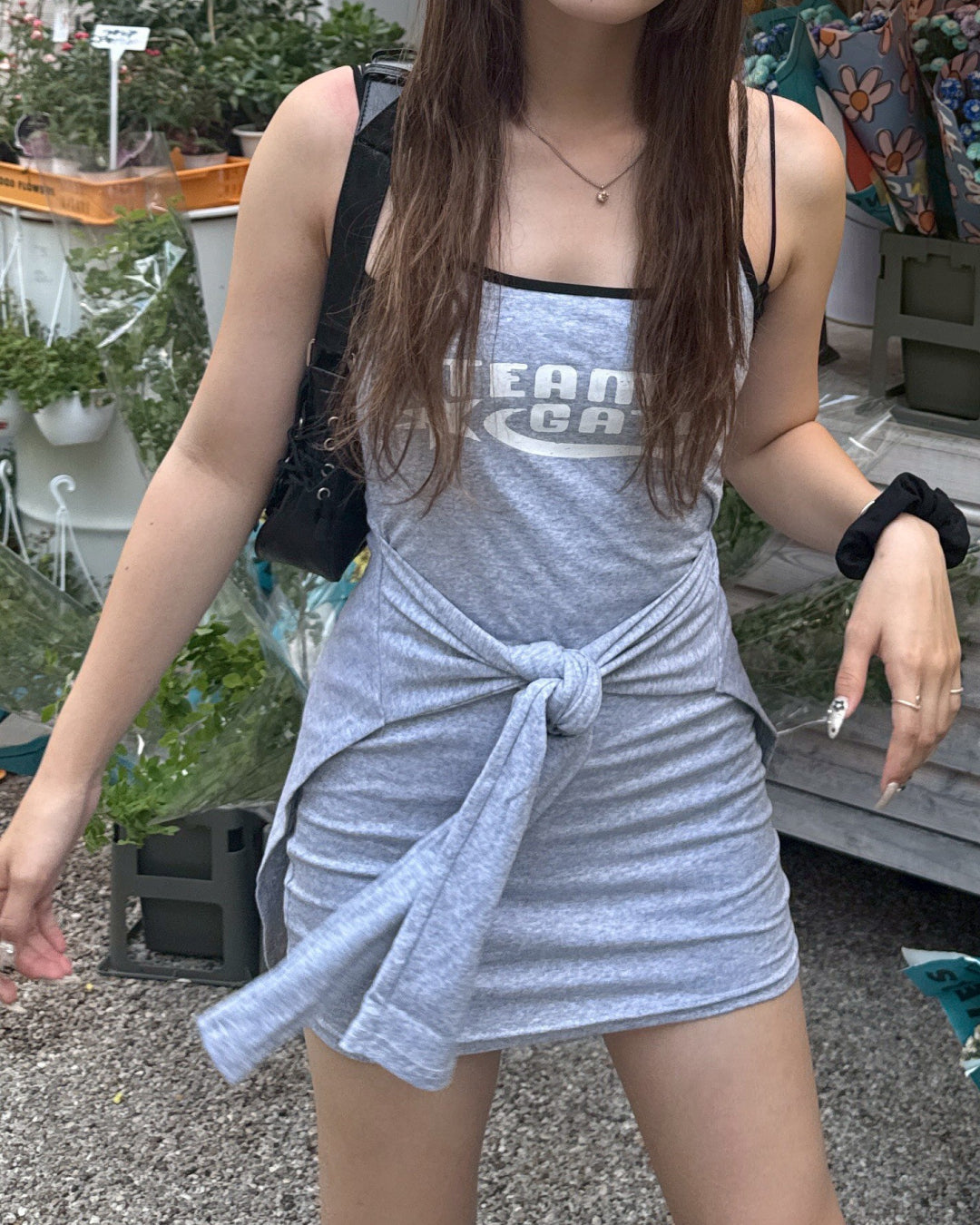 フェイクレイヤー迷彩キャミワンピース
HZ2073