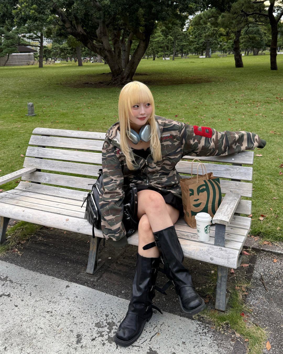 迷彩デザインパーカー HZ2142