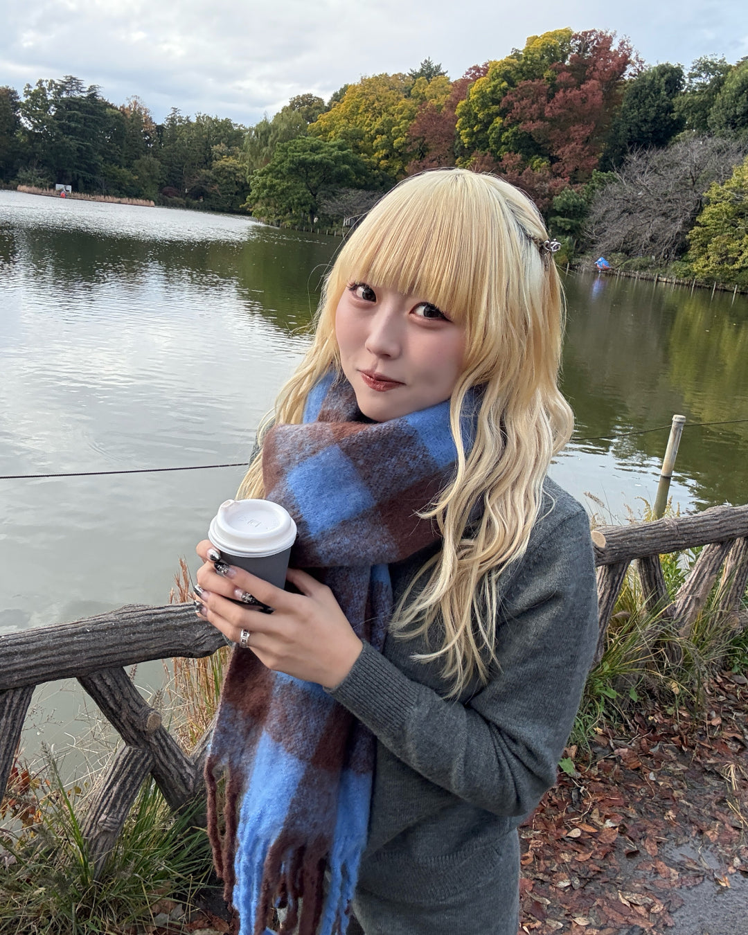 バイカラーマフラー HZ2161