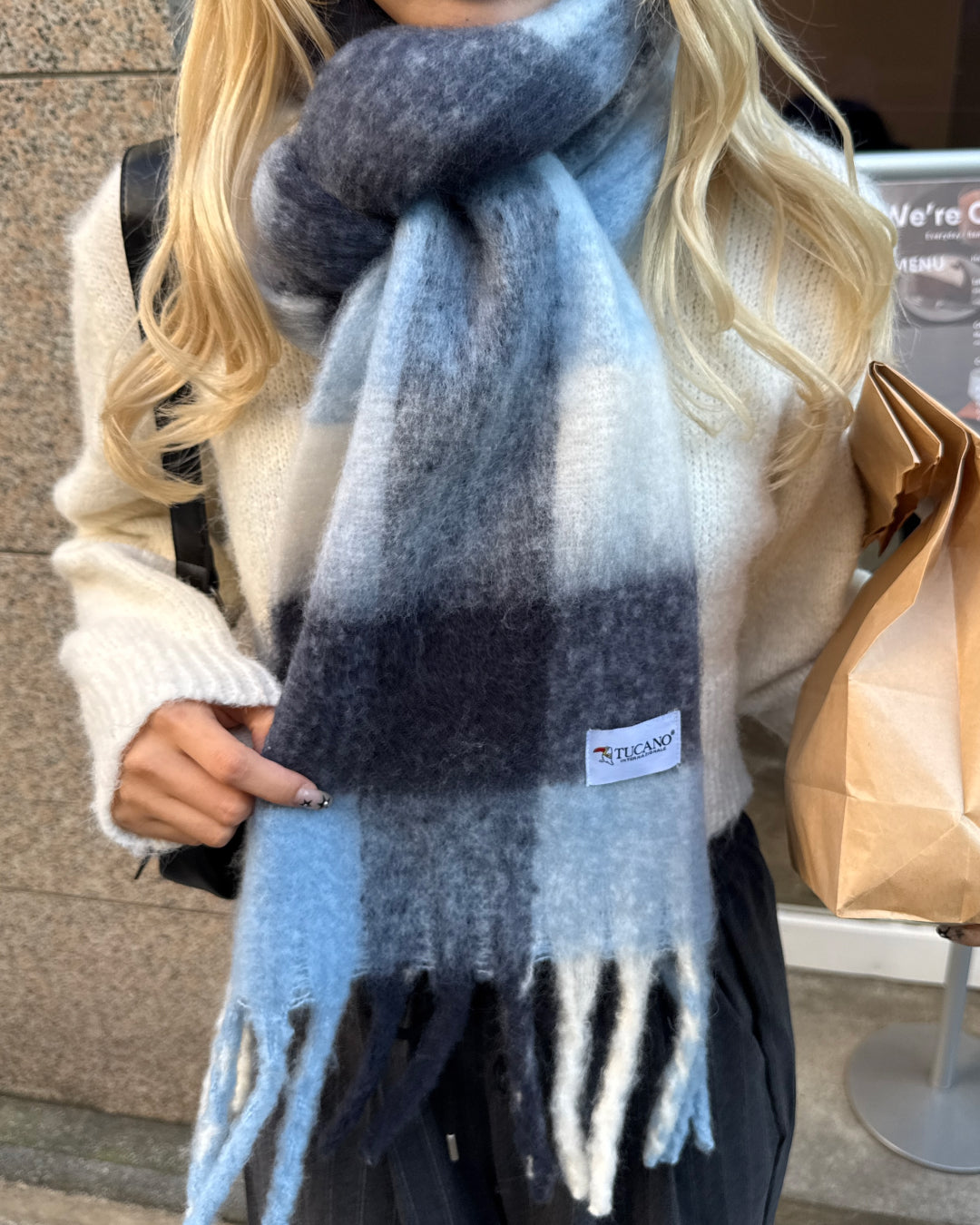 オンブレチェックマフラー HZ3004 – YOLO（ヨロ）｜ファッション通販