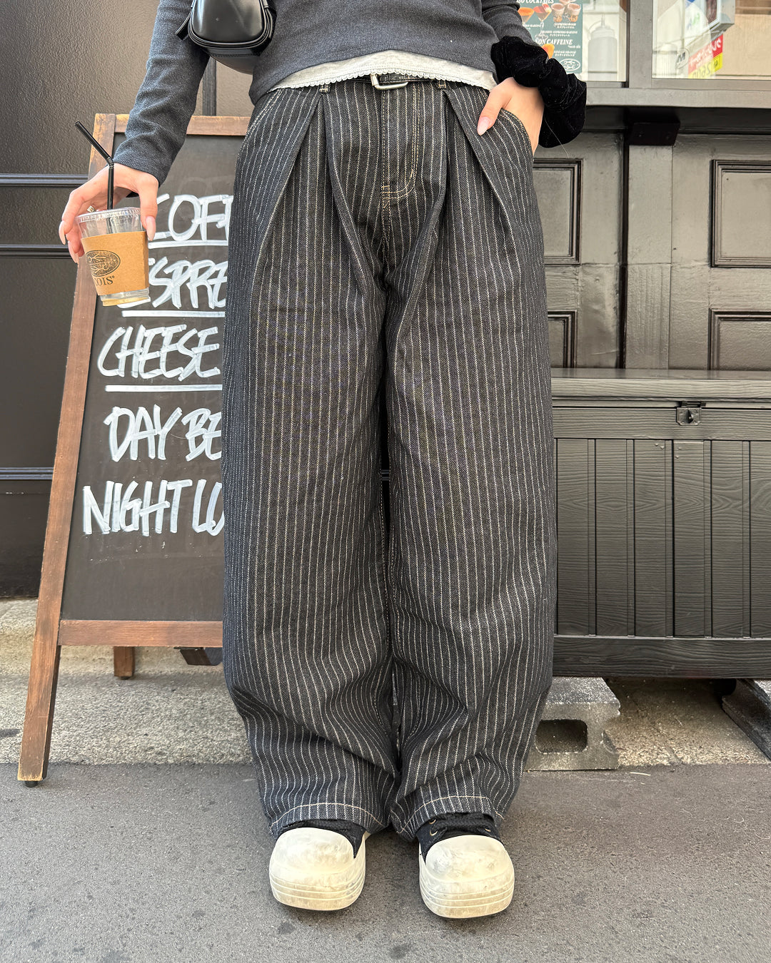 アメリカンストライプパンツHZ3058