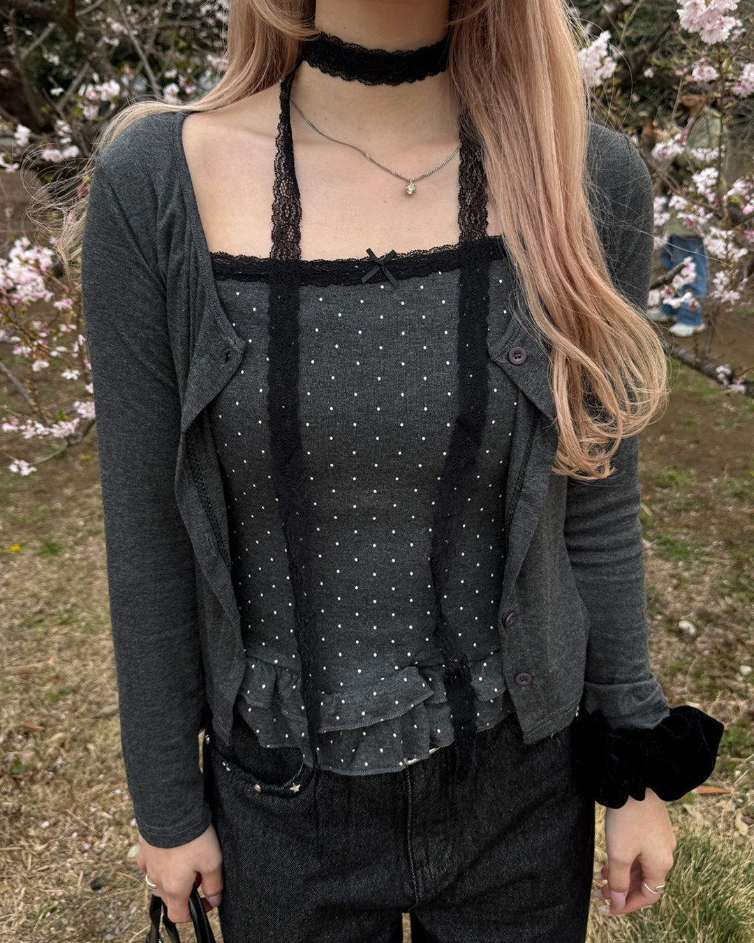 キャミソールセットカーディガンHZ3066