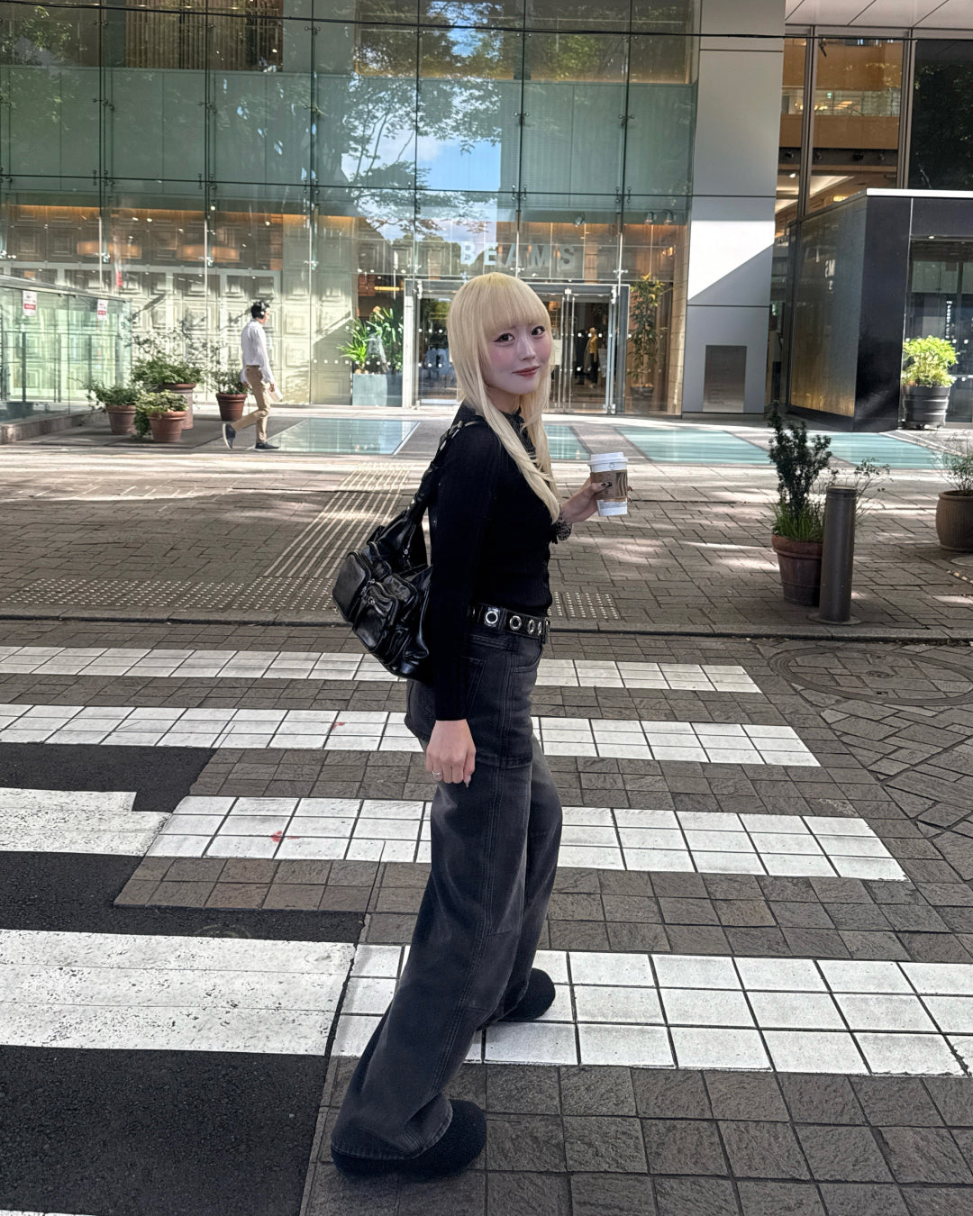 【即納】デニムスカートパンツ HZ5010