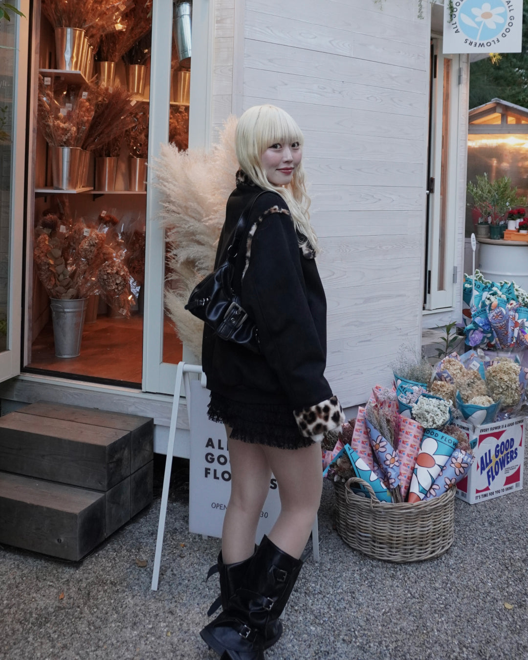 【即納】レオパードポイントファーブルゾン HZ5019