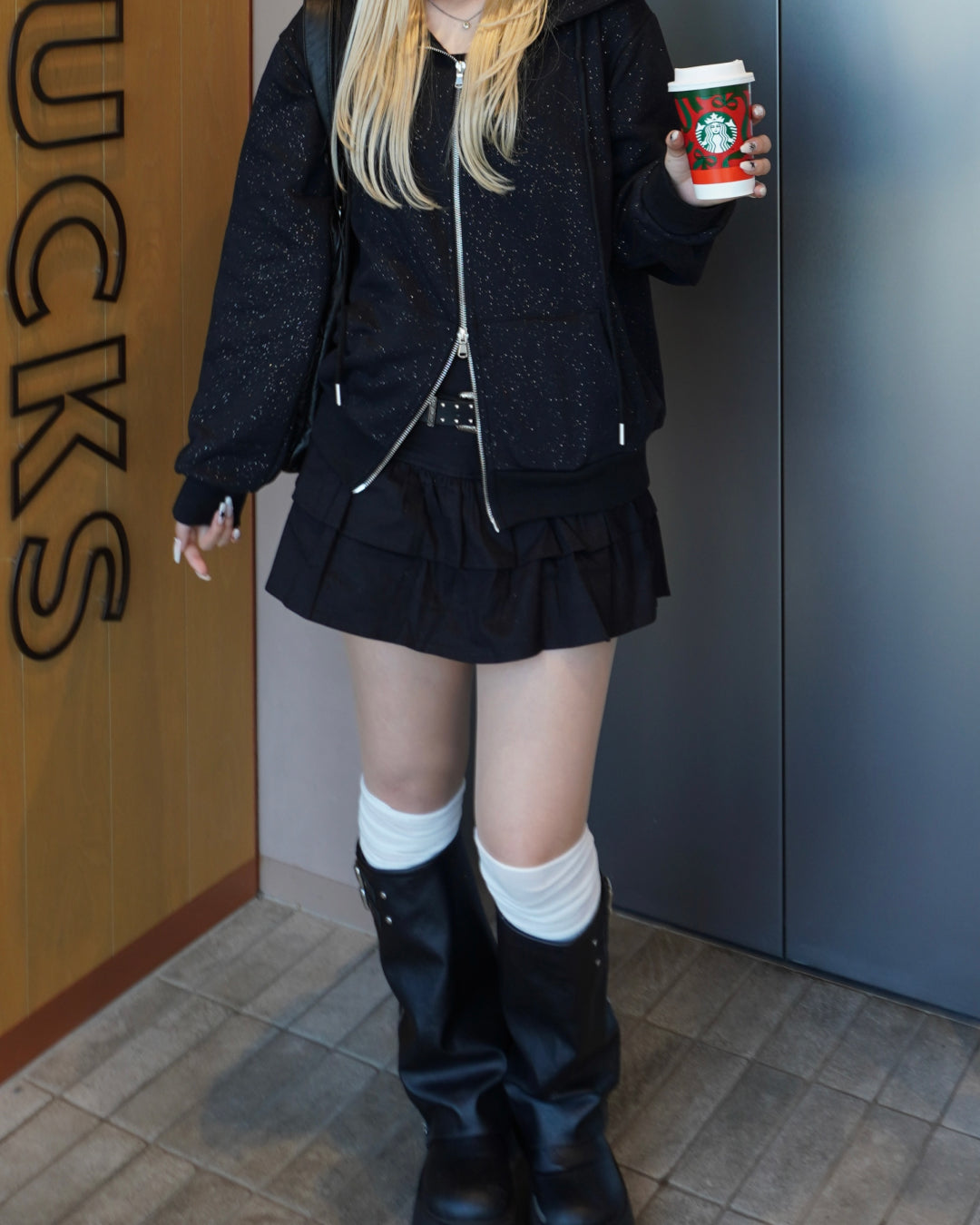 【オリジナル 即納】ラメストーンパーカー HZ6000