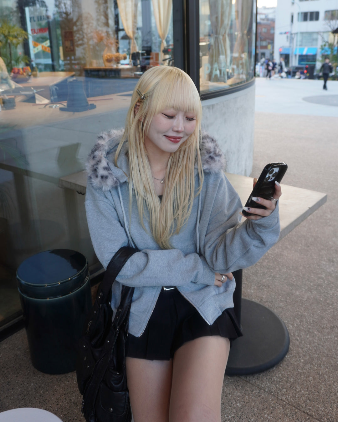 【オリジナル 即納】フードファーパーカー HZ6002