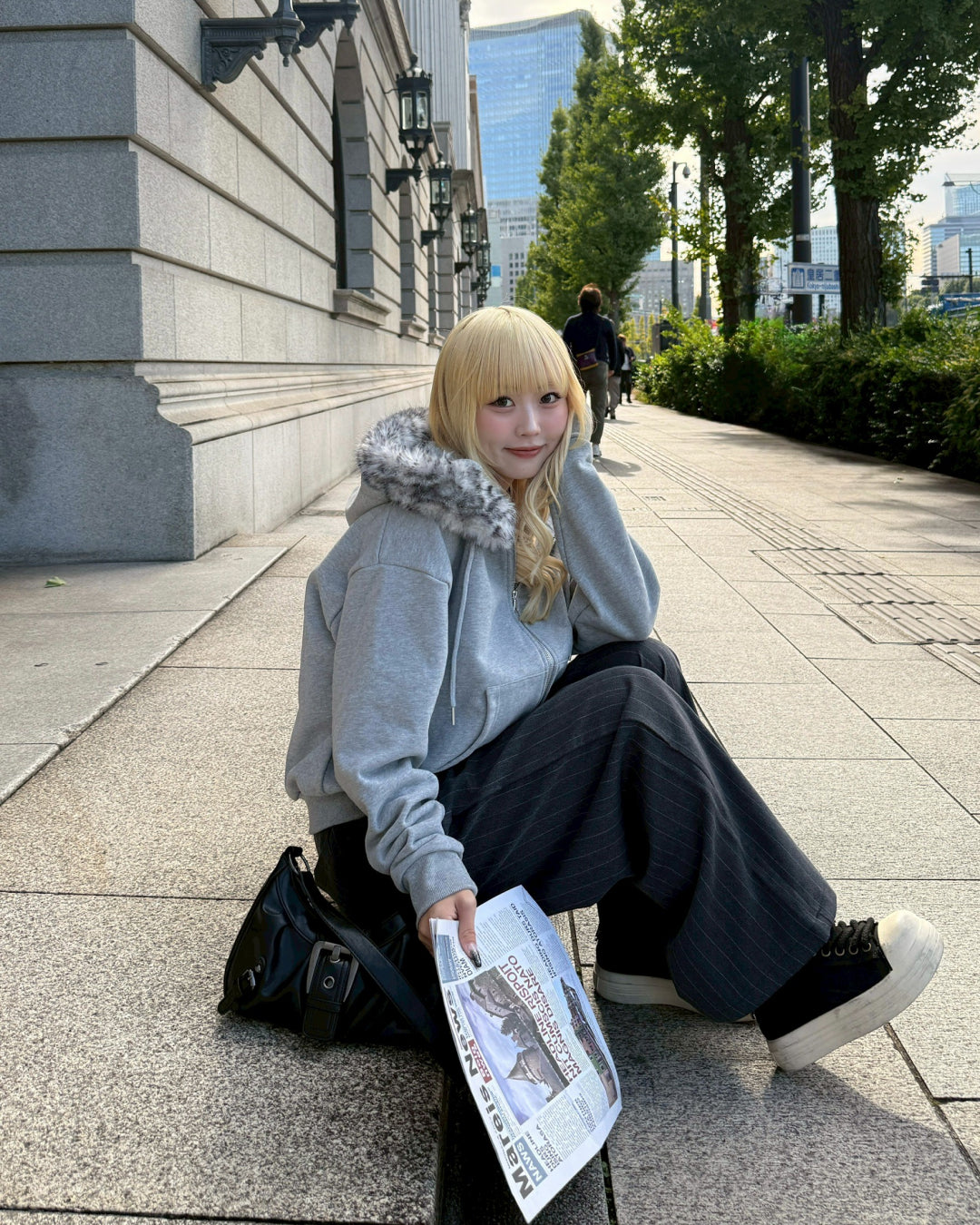 【11/25 19:00販売開始 オリジナル 即納】フードファーパーカー HZ6002