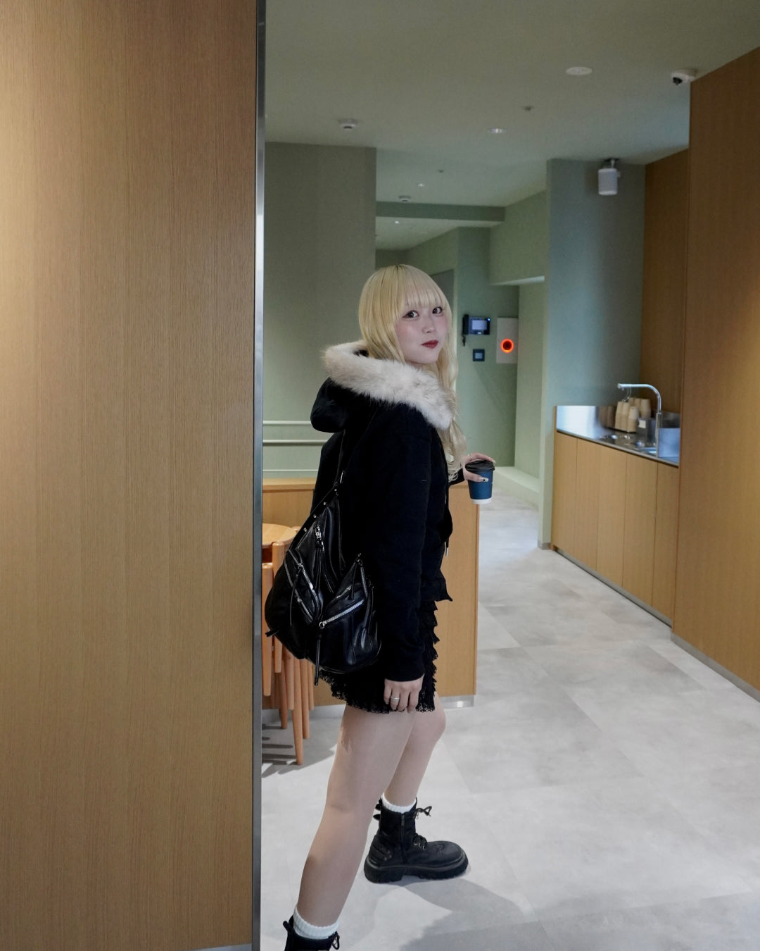 【オリジナル 即納】フードファーパーカー HZ6002