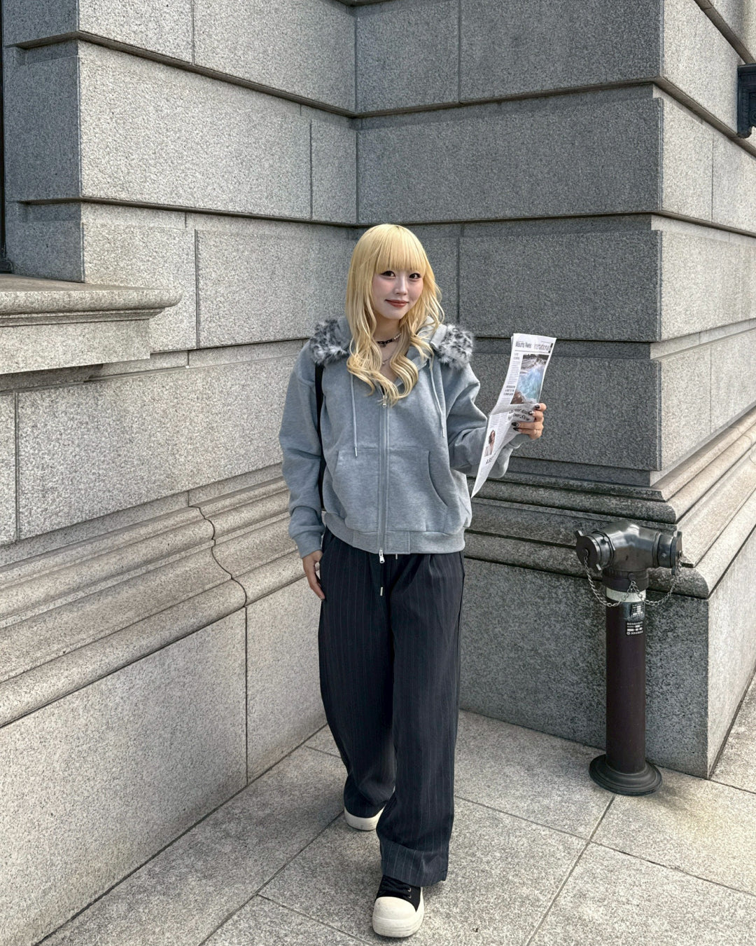 【オリジナル 即納】フードファーパーカー HZ6002