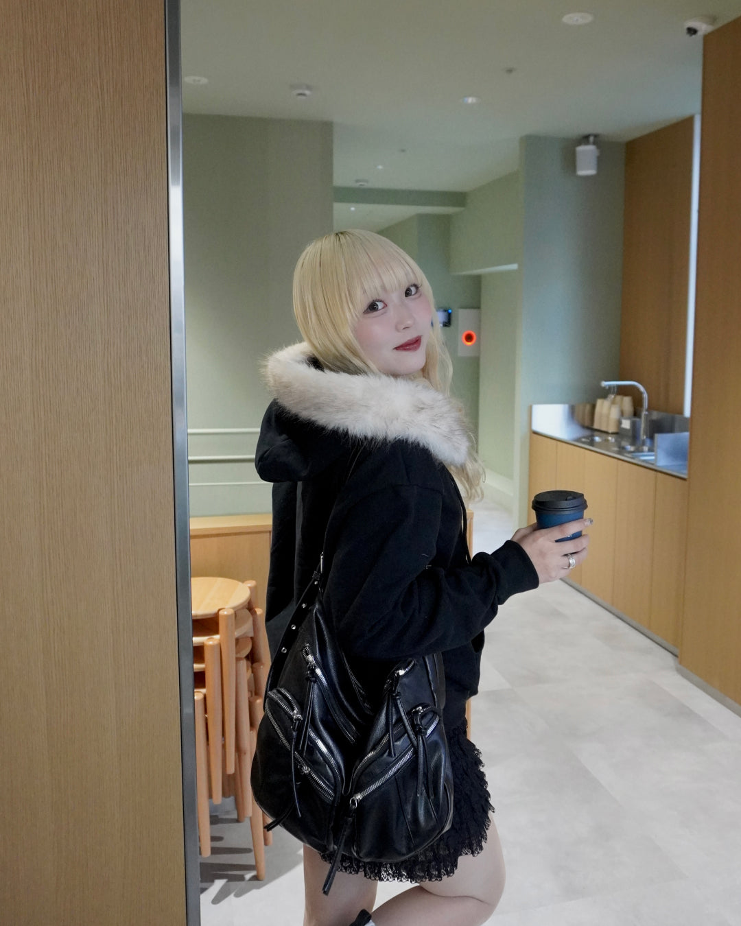 【オリジナル 即納】フードファーパーカー HZ6002