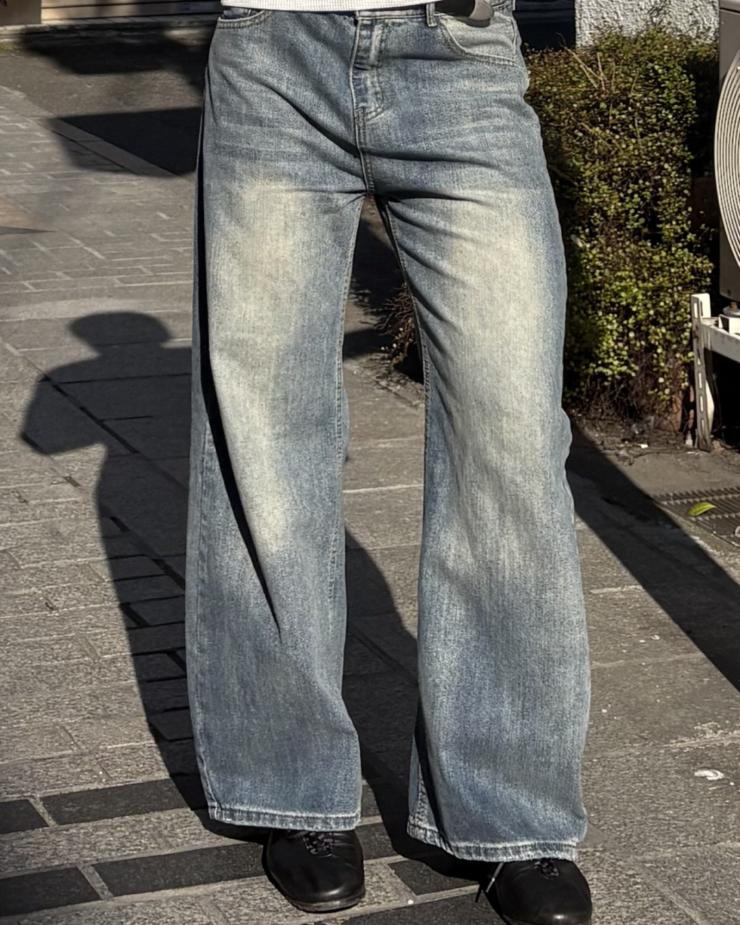 レトロウォッシュジーンズIK0021